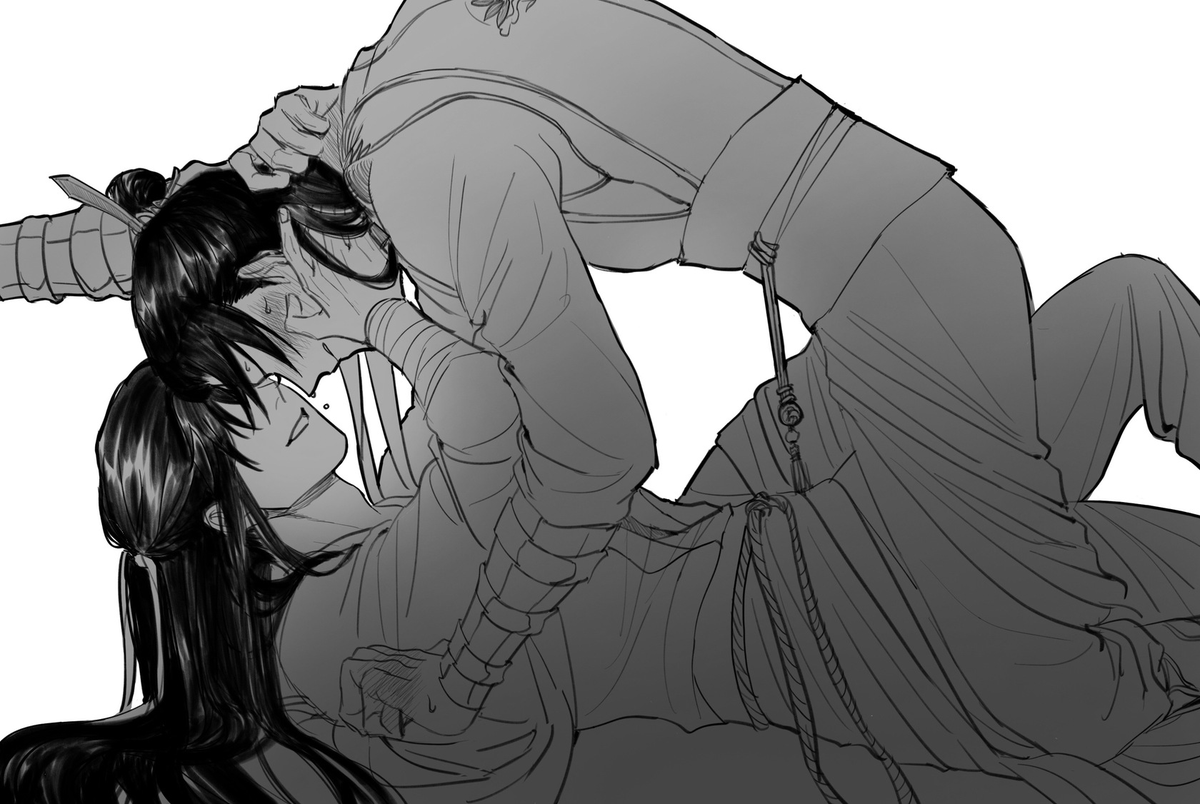 sutecha_'s tweet image. #Chengxian #Xiancheng #羨澄                                                 

(Art by xinjinjumin824522563936 on Lofter. Posted with permission.)