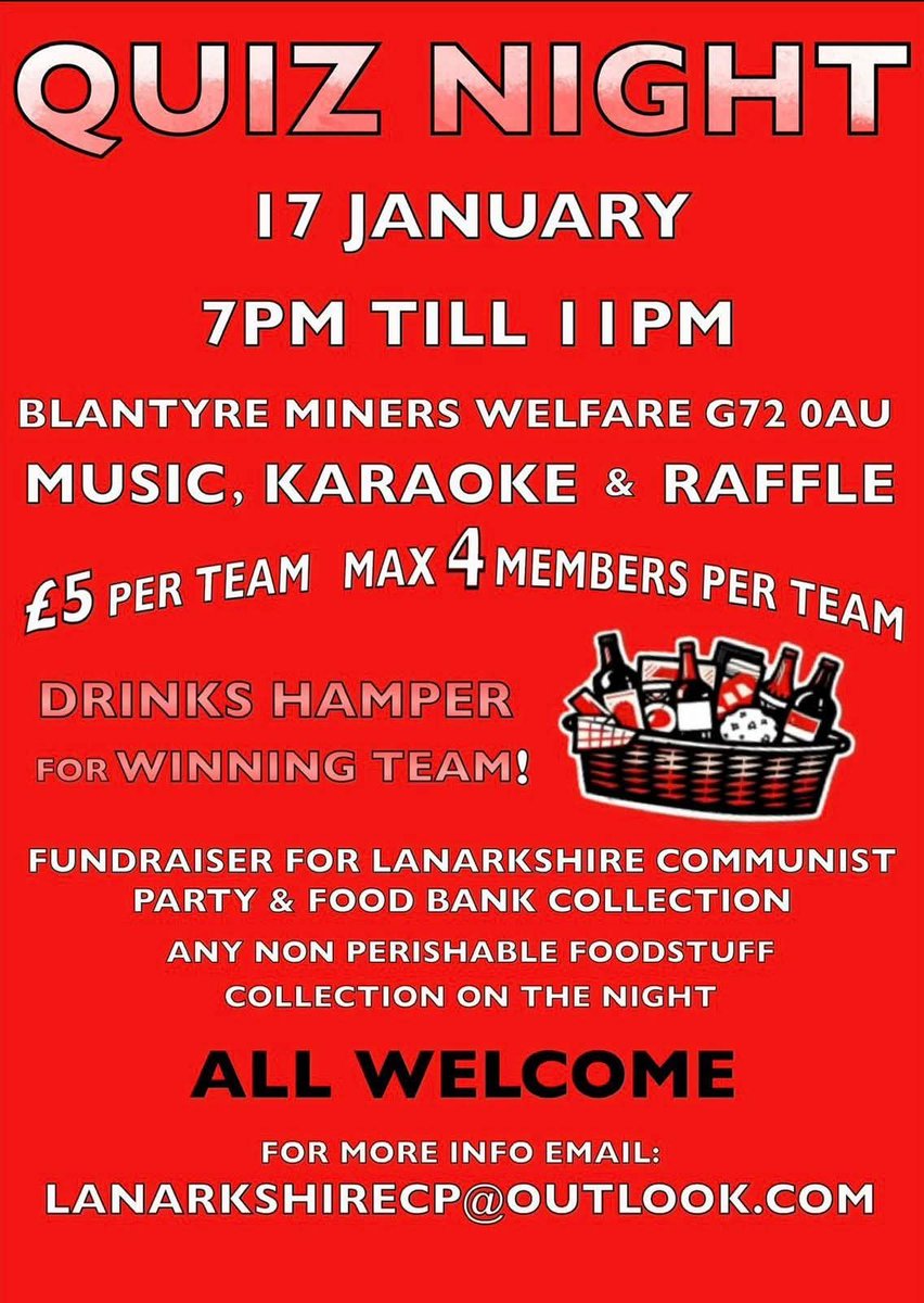 #blantyreminers 
#saturdaynightsmainevent 
#charityquiznight