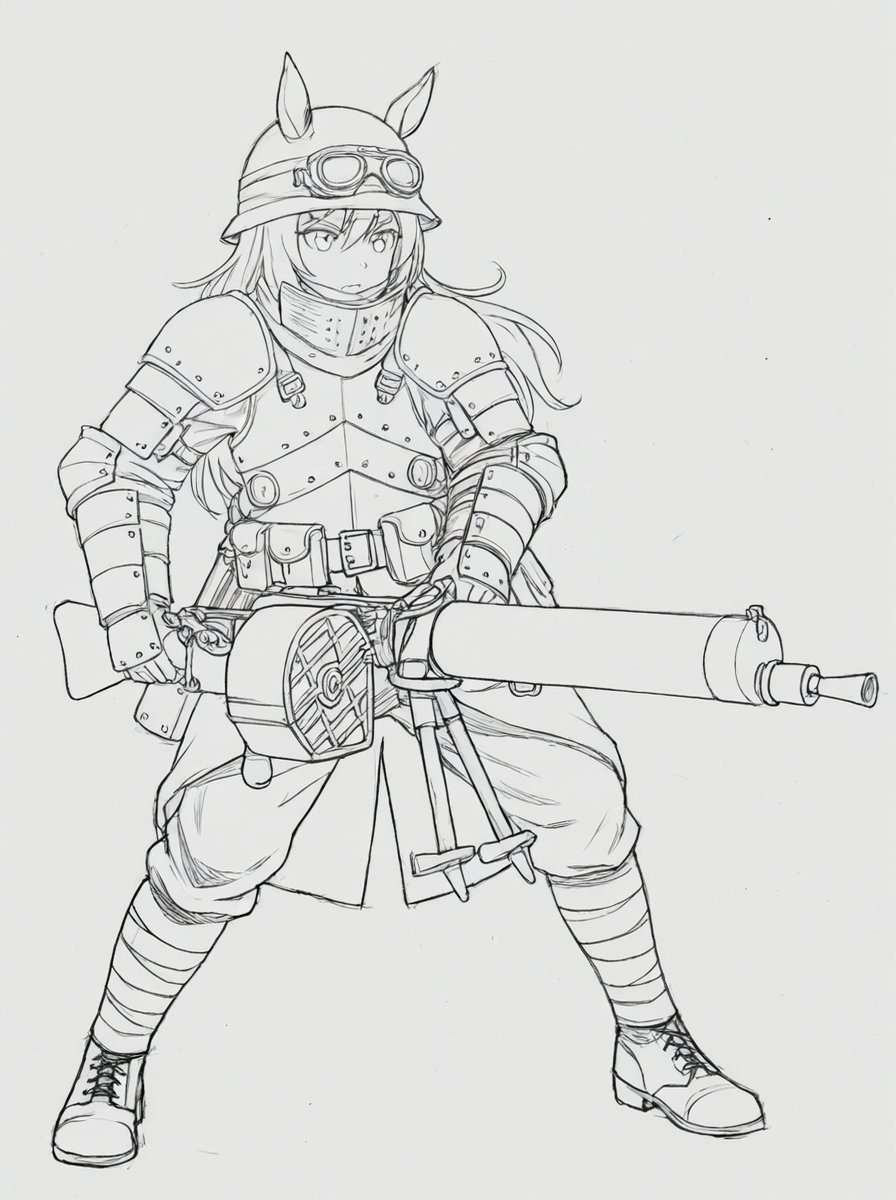 アルディティは、イタリア軍において編成されたウマ娘のみで構成される近接突撃専門部隊である。
彼女たちはみな独身のウマ娘だけで構成されており、極めて重い小銃に耐えるという鋼鉄製の鎧を着こみ、機関銃を構えて突撃した。

『勝つか、全員死ぬかのどちらかだ!』 