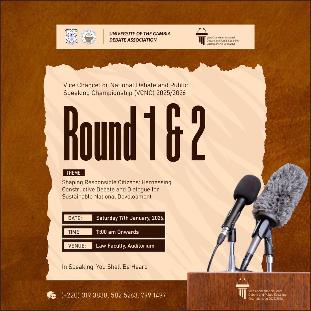 University of The Gambia Debate Association(UTGDA) tweet media