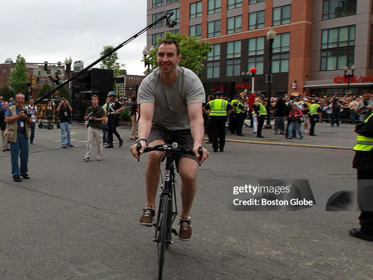 TimmyKal12's tweet photo. I’ve said this many a times but I think Zdeno Chara might be the most underappreciated Boston athlete in my lifetime.

He’s often overshadowed by the other great Boston athletes and championship teams during that era, but I’m not sure there’s a guy who’s been a greater ambassador and representative of the city.

On the ice, this is a guy from Czechoslovakia who signed with the B’s in 2006 during a dark stretch for the Bruins. Immediately was named the Captain and later helped lead the Bruins to their first Stanley Cup in 39 years.

He played over 1,600 games as a 6’9 ballerina despite the pace and style of the game drastically evolving during his career.

He battled gruesome injuries, but never complained. He was always the steadying, calming presence that kept the train on the tracks. He even had the restraint to rarely drop the gloves knowing that he could end a guy’s career in one single punch.

Most importantly, he loved Boston. It was commonplace to see Big Z biking around the North End, running the Boston Marathon or hanging out in the pediatrics department as Mass General.

If there was one person you would want your city to resemble it’s Zdeno Chara.

Congratulations to 33, a Boston icon.