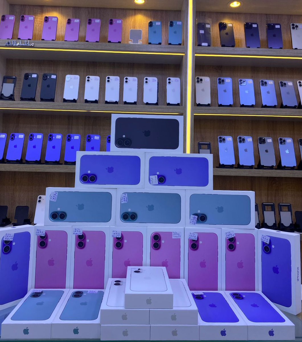 iPhone 16 
128gb
256gb 
512gb 

Status New 

Whatsapp Call DM:+2348083725033