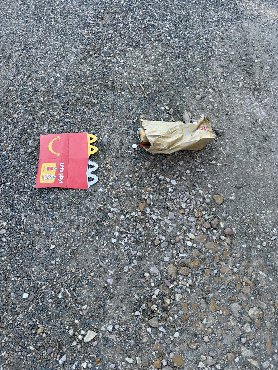 Come on Amazon driver. We live in the country. This was EXACTLY where you were parked when I stepped out to get my package. You had to back out of my driveway no way you didn’t notice your trash! @amazamazing #amazon #AmazonPrime
