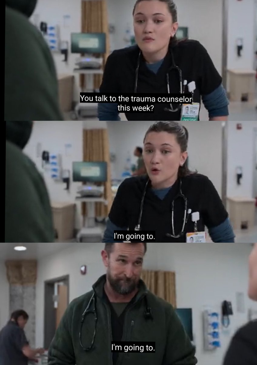 utacult's tweet image. Robby being worried about Santos wasn't what I expected for this season but I am loving #thepitt