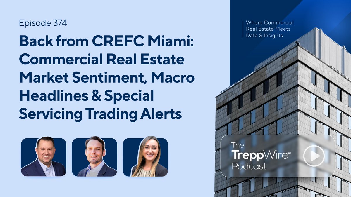 What’s the early read on CRE in 2026? 👀 This week on The TreppWire Podcast 🎙️ we cover CREFC insights, macro headlines, retail turmoil, and two notable loans sent to special servicing. Listen now:  pic.