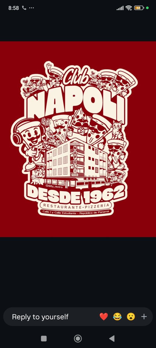 Spay Panamá y El Napoli de Calle Estudiante se unen con este merch super cool. El 50% de las ventas será donada a Spay

De venta en el Restaurante. 

Favor #RT