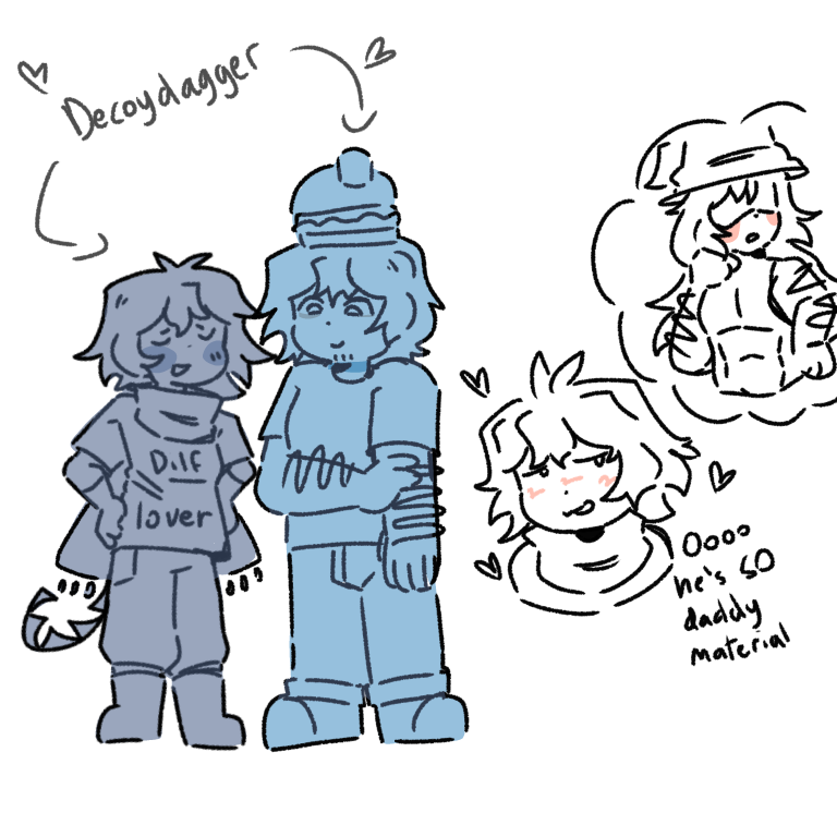 Hey guys #decoydagger I’m going insane you guys don’t get it