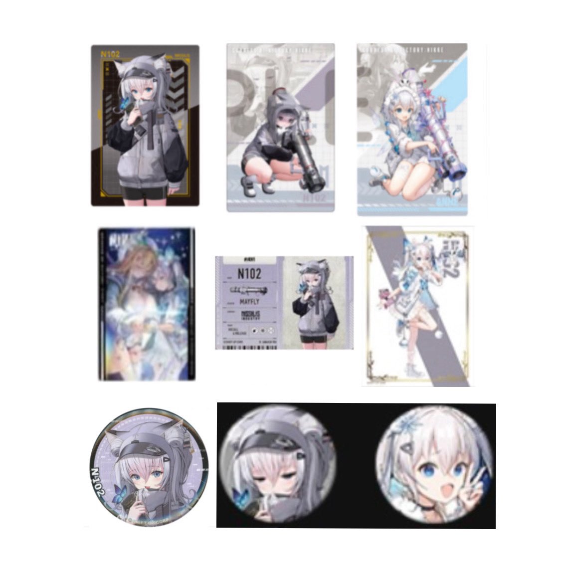 NIKKE展 ニケ ニケ展 NIKKE 缶バッジ ミハラ 8点 NIKKE展 ニケ ニケ展 NIKKE 缶バッジ ミハラ 8点 勝利の女神 NIKKE NIKKE