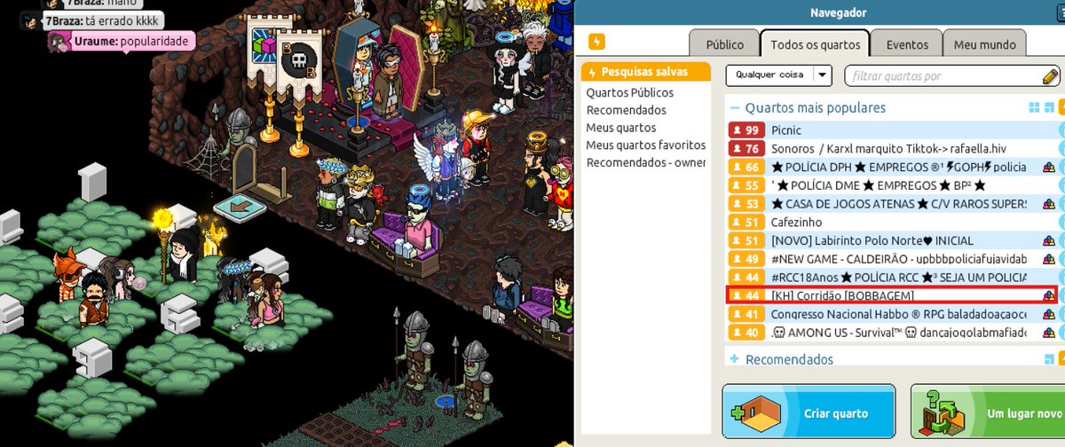 COMEÇOUUUU O CORRIDÃO 🏁

📲 habbo.com.br/room/153559518

❤️ <a href="/BobbagemHB/">Bobbagem</a>