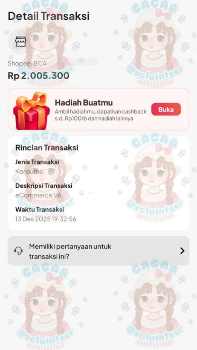 kedaicacaa's tweet image. ꒰  ₊  👒  ᮫ 𓏳݂ ݊  testimoni by custy 💰✅

╭── ⊹ ꒰ kredivo — 9.2 JUTA
╭── ⊹ ꒰ yup paylater — 2 JUTA
╭── ⊹ ꒰ cc — 1.4 JUTA
╭── ⊹ ꒰ spaylater — 1.3 JUTA

𓏲 ࣪˖ 💌 ˖ WA : bit.ly/chatpwtty
𓏲 ࣪˖ 💌 ˖ TESTI : bit.ly/testibycaa