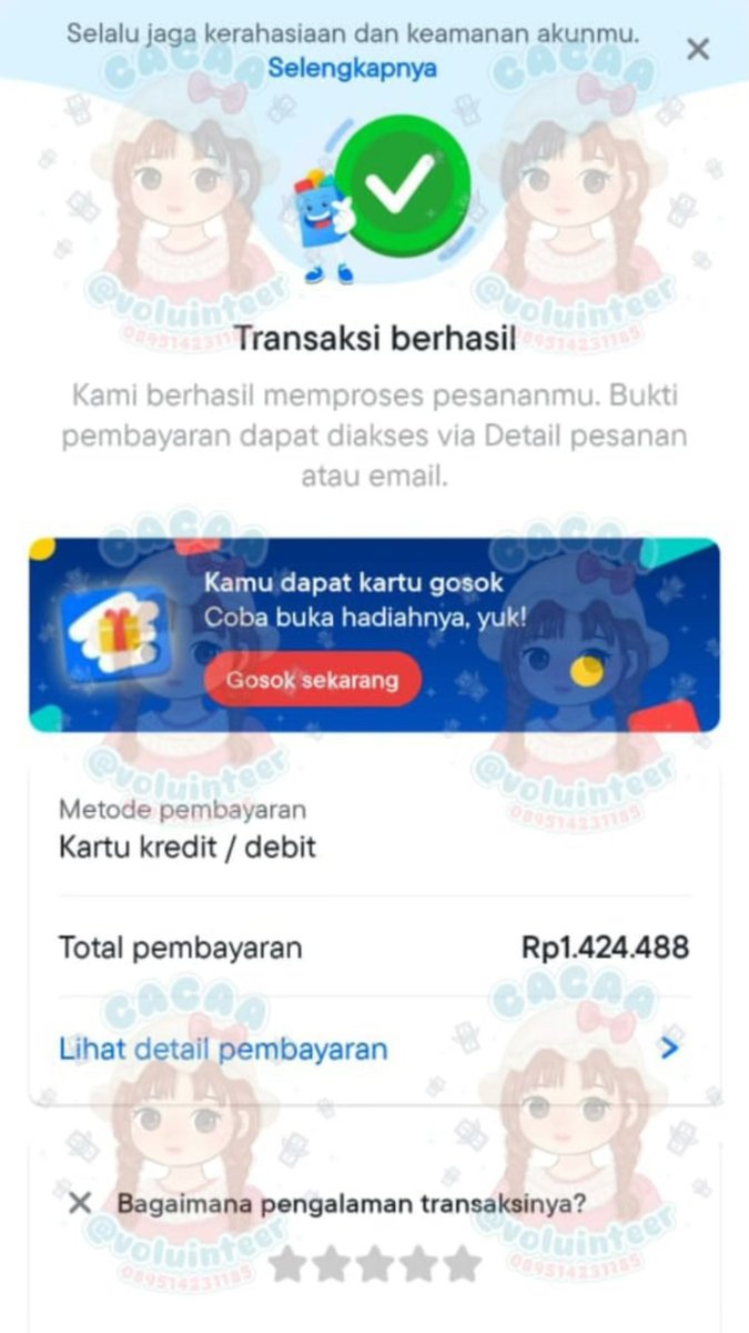 kedaicacaa's tweet image. ꒰  ₊  👒  ᮫ 𓏳݂ ݊  testimoni by custy 💰✅

╭── ⊹ ꒰ kredivo — 9.2 JUTA
╭── ⊹ ꒰ yup paylater — 2 JUTA
╭── ⊹ ꒰ cc — 1.4 JUTA
╭── ⊹ ꒰ spaylater — 1.3 JUTA

𓏲 ࣪˖ 💌 ˖ WA : bit.ly/chatpwtty
𓏲 ࣪˖ 💌 ˖ TESTI : bit.ly/testibycaa