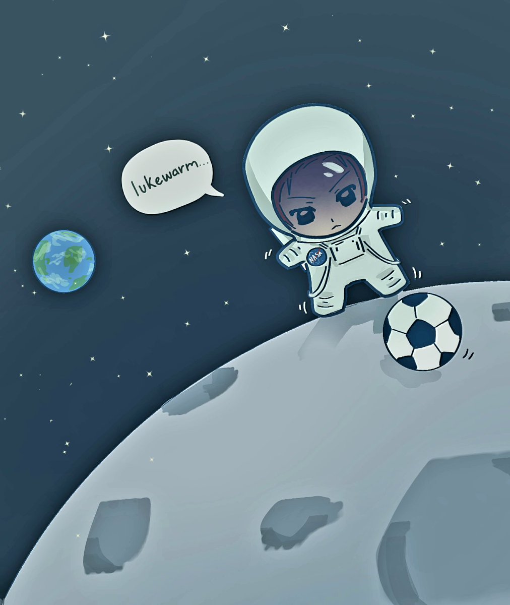 ewicat1999's tweet photo. bro playing soccer in space https://t.co/jmifCLrUti