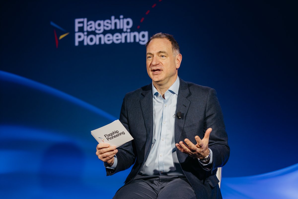 FlagshipPioneer's tweet photo. From AI-powered discovery to clinical milestones, hear how #FlagshipFounded CEOs are building the next generation of therapeutic platforms. Watch their CEO Chats from the #FlagshipStudio here: https://t.co/NpTG6EHuhk
🔹 Michelle Werner, @alltrna
🔹 Margo Georgiadis, @MontaiHealth
🔹 John Lepore, @ProFoundTx
🔹 Brian Alexander, @ValoHealth
#JPM26