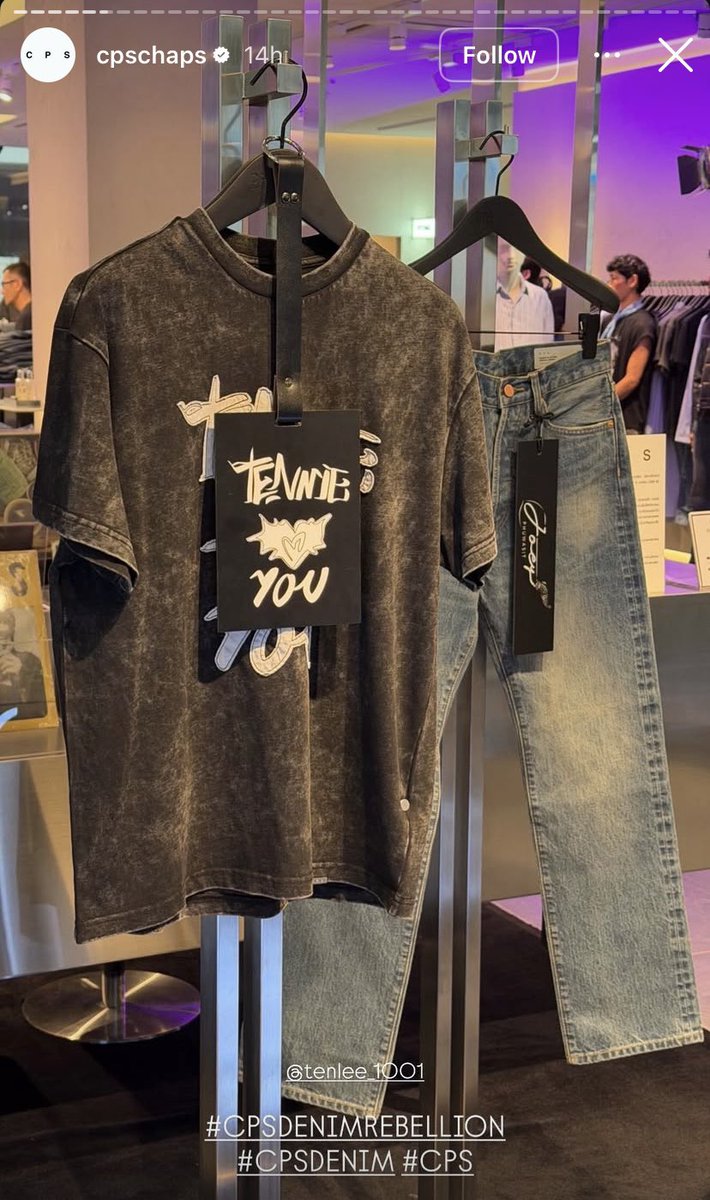 TENNIE 💜 YOU shirt by #TEN x #CPSDENIMREBELLION