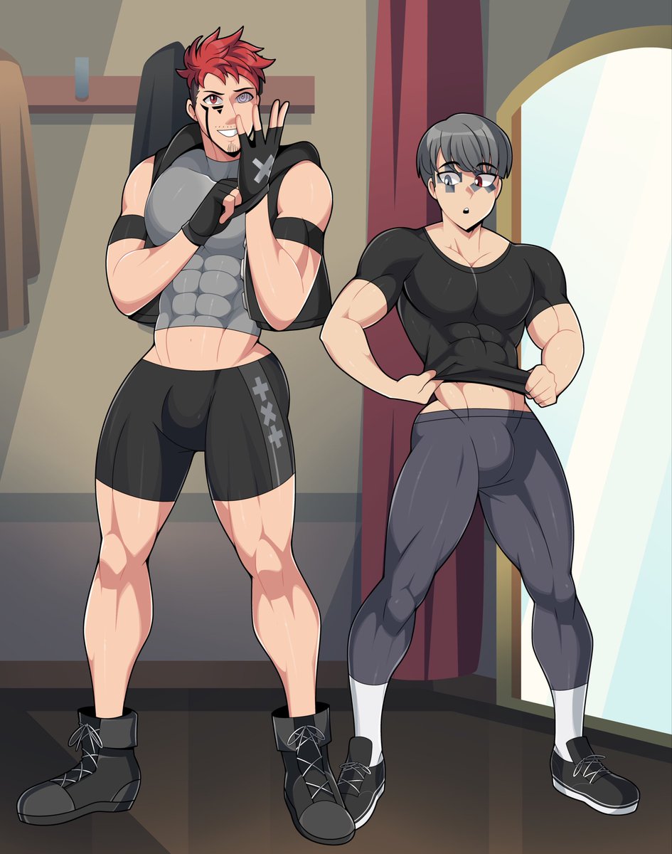 I have had the pleasure of doing a clothing swap with a friend of mine. I feel so rejuvenated in trying on Lio’s outfit! I am sure he feels the same way too. 

Artist: <a href="/YuuNSFW/">YuuNSFW🔞</a> 
Featuring: <a href="/ArmaVtuber/">➕Arma✖️</a>