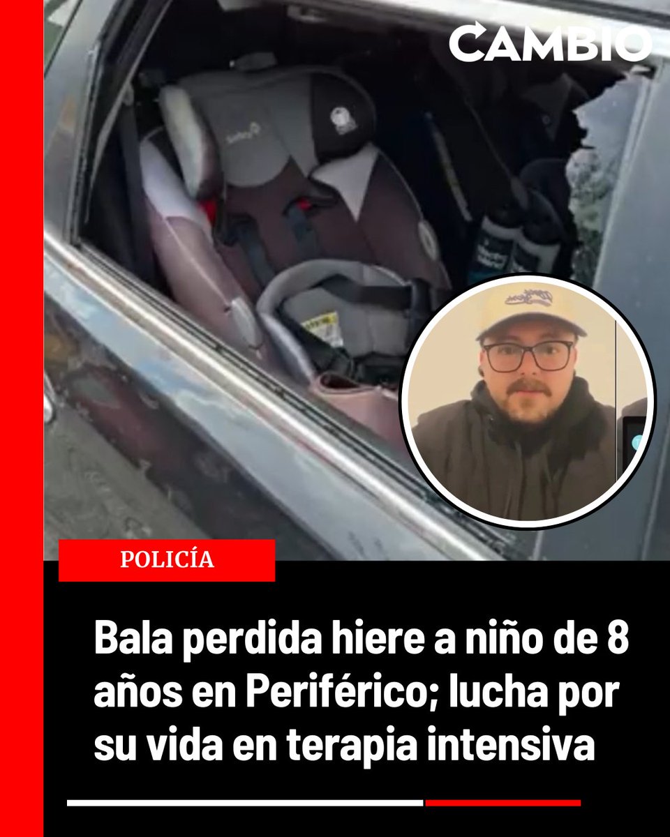 🥺💥Bala perdida hiere a niño de 8 años en Periférico; lucha por su vida en terapia intensiva

Una bala perdida impactó el rostro de un pequeño de ocho años, cuando viajaba con su mamá en una camioneta sobre el Periférico Ecológico, lo que ha resultado difícil de sobrellevar para