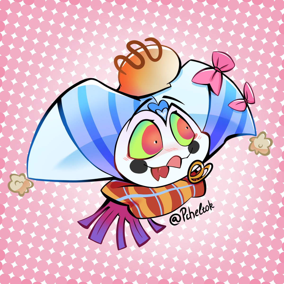 3/4 😋🩷🥨
#HelluvaBoss #Fizzarollie