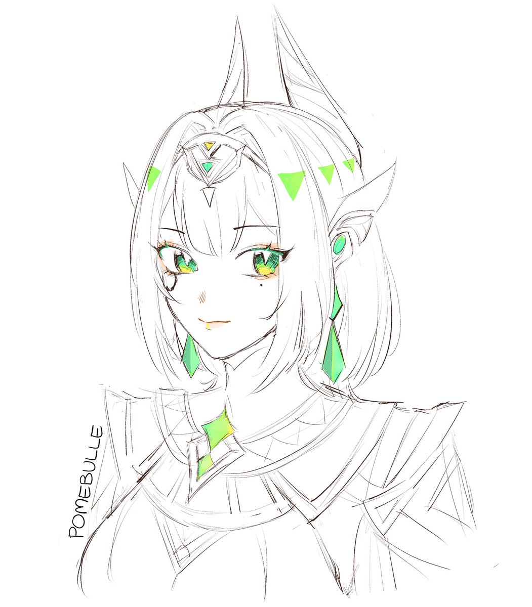 Pomebulle's tweet photo. I love her💚😮‍💨
#Nefer #Genshin https://t.co/hd6bXhjHW5