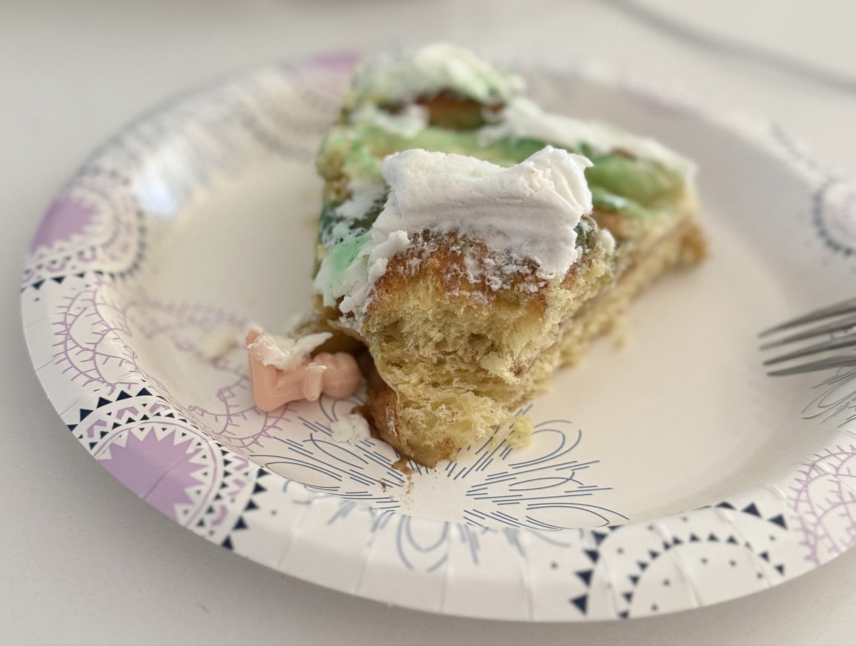 Baby #2 in 3 days. Perhaps this is some sort of Mardi Gras record. #KingCakeForBreakfast