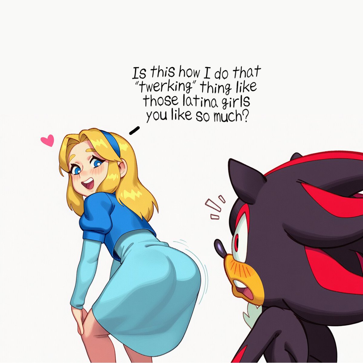 Shadow sure likes latinas...
But how the heck did MARIA find out about it?