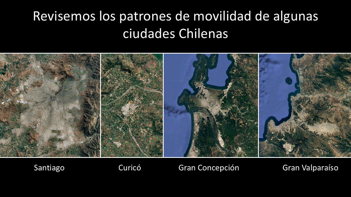 Se me había olvidado compartir estos datos:
Patrones de movilidad de 4 ciudades chilenas. Lo de la mitad de los viajes en auto de menos de 5km parece ser una constante, excepto para una ciudad (siga el hilo para descubrir cuál)