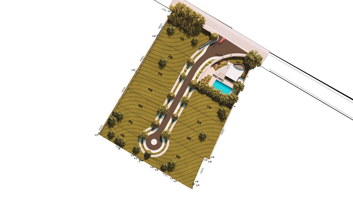 #ProcesodeDiseño
Privada “El Cortijo”.

Fraccionamiento residencial de 12 lotes de 400 m2, casa-club y alberca en #Cuernavaca, #Morelos.

1) Croquis de trabajo.
2) Casa-Club.
3) Planta de conjunto.
4) Ilustración.

Renders: <a href="/julioomon/">Julio Montesinos</a>
#Arquitectura #Architecture
#REArquitectos