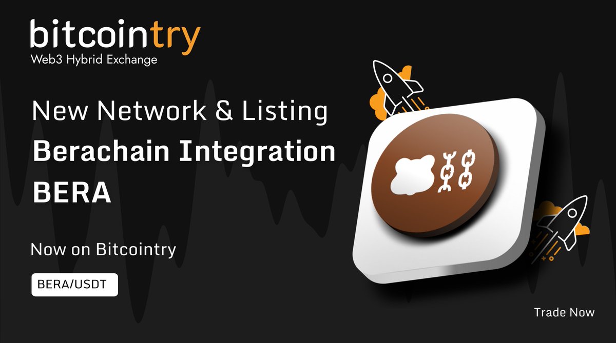🚀 $BERA is now listed on #Bitcointry! @berachain Trade the native token of  #Berachain, an innovative EVM-compatible Layer-1 powered by  Proof-of-Liquidity. 🔗 Trade: https://t.co/YsuoDDaXkk ℹ️ Info:  https://t.co/2LCu0sADAm #BERA #CryptoListing #DeFi ...