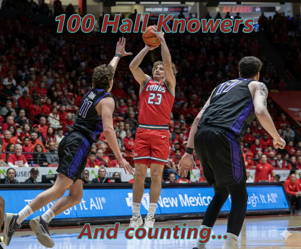 HallKnowers's tweet image. Thanks to Lobo Nation our first 100 Hall Knowers

More great things to come 👀

#WeKnowHall