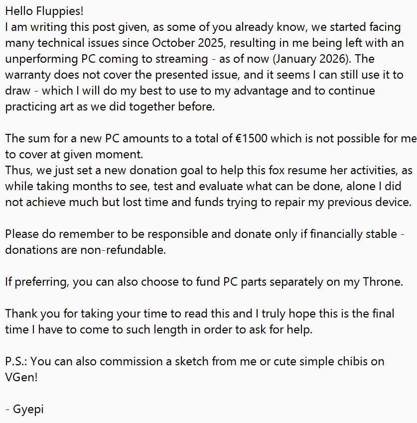 I'm asking for your help since alone I have no way of returning to my activities (which are my only source of income) 🙏
Any engagement would be helpful and heavily appreciated. 🩷

🔗below