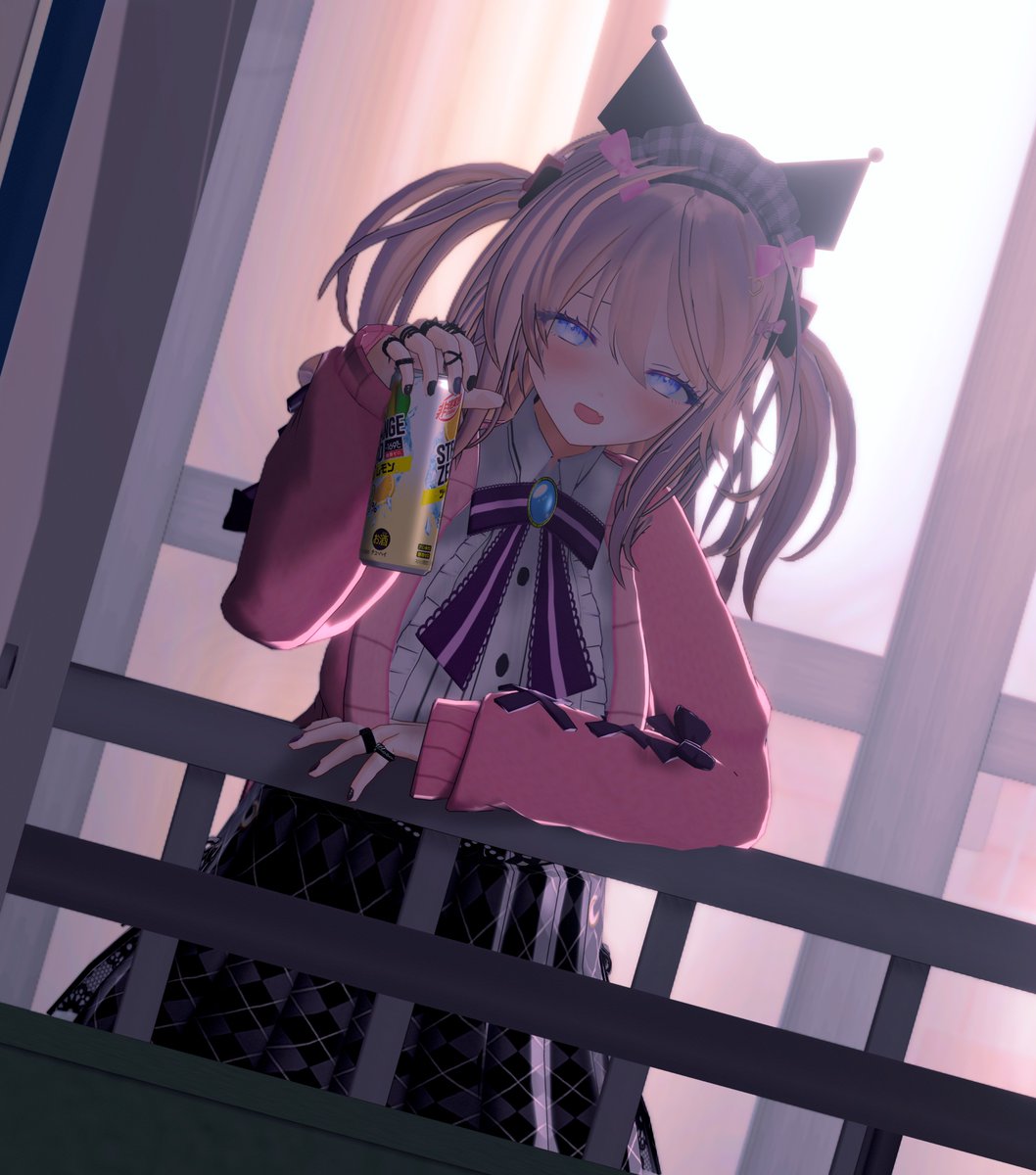 ochanomiya's tweet image. おはようございま～す♪🌅✨
今日は向かいのベランダから話しかけてくる酒カスちゃん...!🍺(*'ヮ'*)🍺「ぉんな時間ぁでぁたらいてたのぉ～！？お疲ぇ～！」この人もなんでこんながっつり見られそうなところで晩酌を...!?可愛いけど関わらないでおこう...(*'w'*)
それでは良い一日を～♪
＃COM3D2