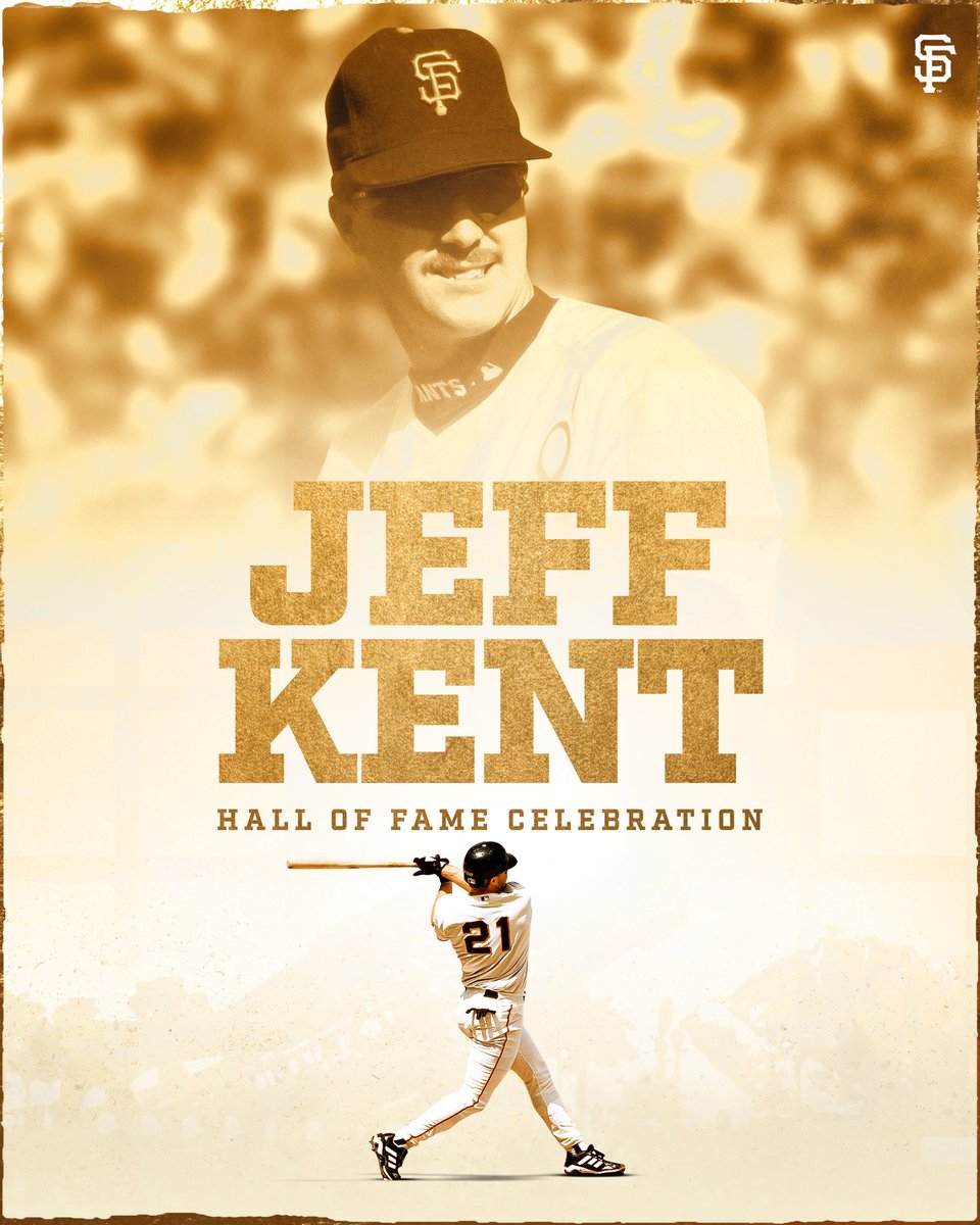 On Saturday, August 29 the #SFGiants will celebrate Jeff Kent during a Hall of Fame Celebration and Number Retirement, following his July induction in Cooperstown 2️⃣1️⃣