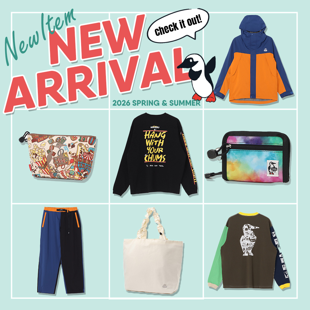 チャムス　バナーセット 新作入荷】26SS新作アイテムが登場！CHUMS（チャムス）新作アパレル