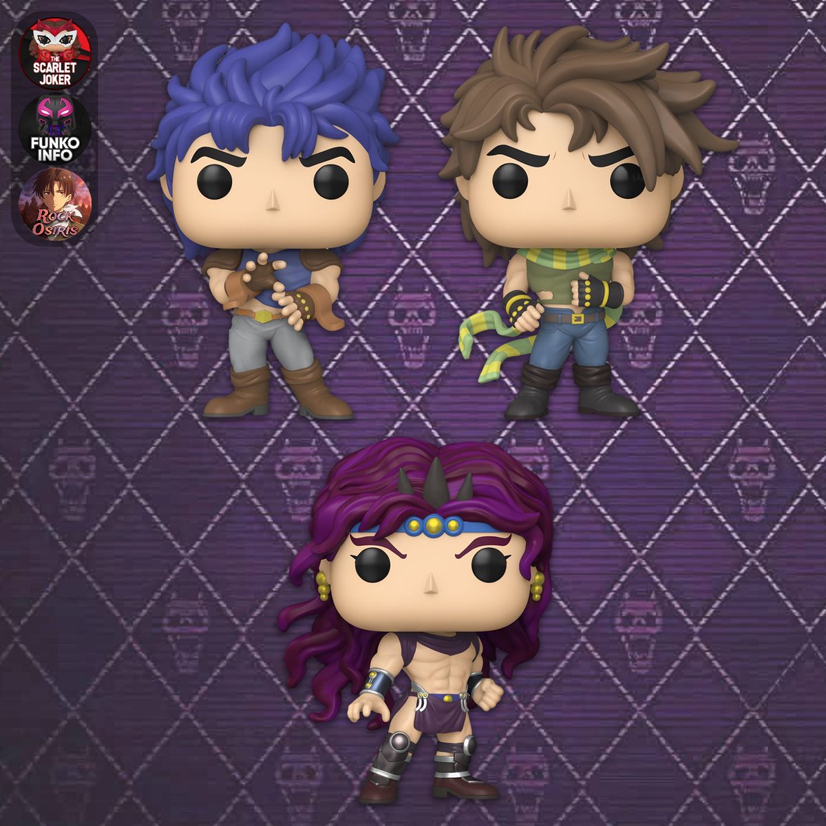 ScarletJokerTWT's tweet image. First looks at new JoJo's Bizarre Adventure Pops! Available for pre-order on Monday at 9 AM PT!

Entertainment Earth: ee.toys/U48II0
Amazon: amzn.to/4qNRXWP

#Ad #Funko #FunkoPop #JoJo #JJBA #Anime