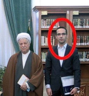 Sonofthebeach22's tweet image. For those who don’t know who the author is: he is pictured here next to Rafsanjani, one of the founders of this criminal regime and one of its primary executioners. The goal of these nonsensical writings is nothing but spreading the regime's propaganda.
