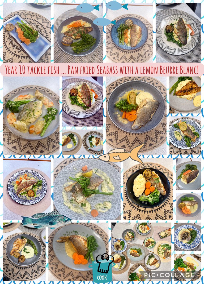 New Year new dish! year 10 were a little apprehensive about cooking fish .. however they absolutely threw down and did a fabulous job of this Seabass dish! #foodteacher #nottingham #year10