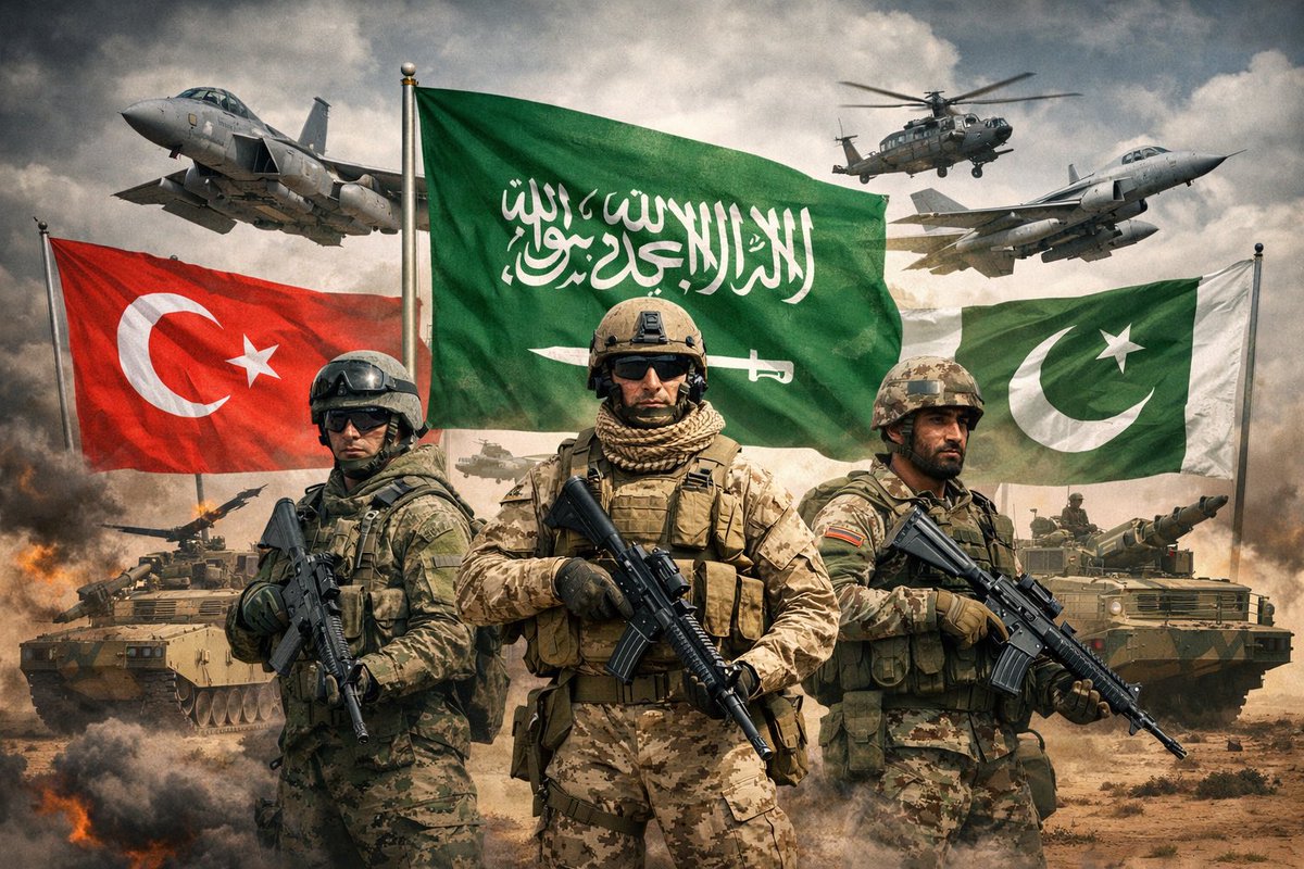 #السعودية #باكستان #تركيا أعدت مسودة اتفاق دفاعي، بعد مفاوضات دامت عام كامل.