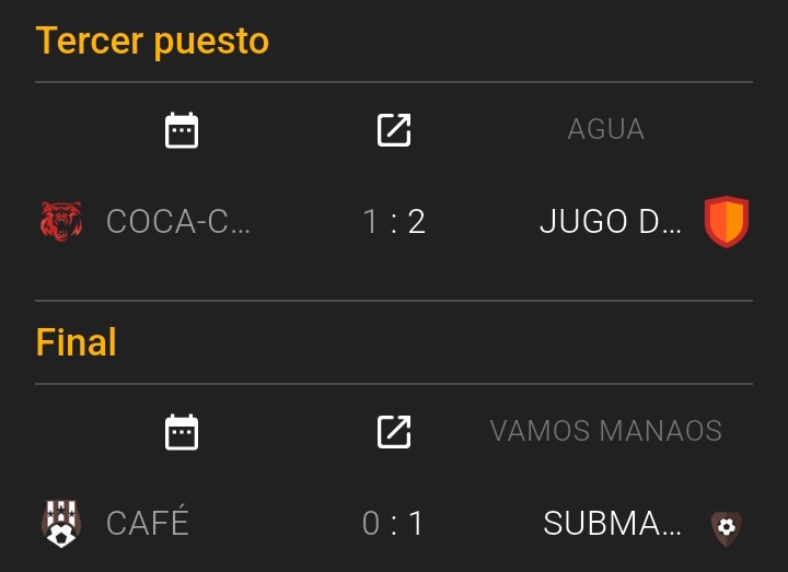 FINAL DE LA 9na COPA REPECHAJE.

Submarino🟤🟤 se convierte en el PRIMER BICAMPEÓN DEL TORNEO