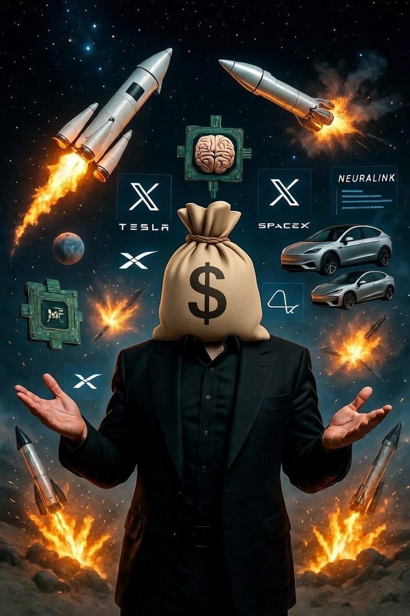 CncIEstateEcon's tweet photo. People ask me regularly: “what stock(s) should I buy"

The stock matters, but who’s actually running the company often matters more.

When someone has a track record of turning fucking mental ideas into things that actually work—and keeps doing it—that’s worth noticing.

@elonmusk is currently the clearest example.

I ran the numbers on what £1,000 invested in his public companies at their first public availability would be worth today (mid-Jan 2026). 

The companies us peasants could invest in would have changed your life.

The private ones just reaffirm to go balls deep if any crop up in the future..

1/9