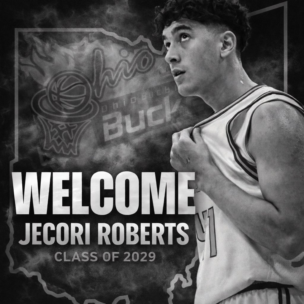 OhioBuckets's tweet image. 🤝🏽 WELCOME ABOARD! 💨 

Tonight we welcome 6’4” freshman phenom JeCori Roberts (@RobertsJeCori) to our 2029 @NikeEYB #Buckethood team!

Instant impact guy at the Varsity level for @FlierBasketball — averaging just shy of 20 PPG including a 34 point outing this week.