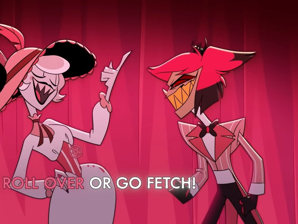 it's so funny to me that in "don't you forget" when Rosie says "stay" Alastor really stills for a second just to be confused at himself and then getting mad about it like?? bro😭😭😭