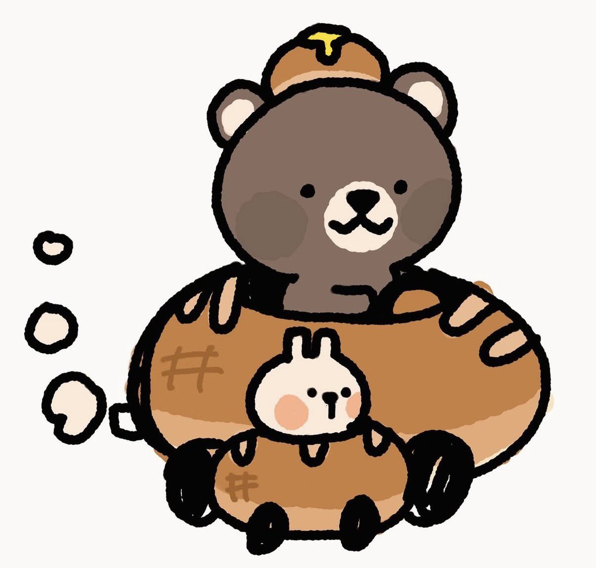 liliuhms's tweet image. bready to go 🥖