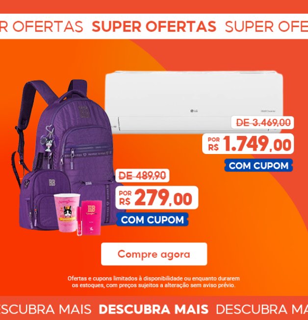PostandoCupons's tweet image. 🟧 SUPER OFERTAS SHOPEE

🎒 Kit Mochila Escolar Rebecca Bonbon
🏷️ Por: R$279,00 com cupom

▫️ Ar Condicionado Lg Split Hi Wall Inverter R-32 Ai Smart Voice 9.000 Btus
🏷️ Por: 1.749,00 com cupom

🎟️ Confira as ofertas aqui
↪️ s.shopee.com.br/BNaYynjik
