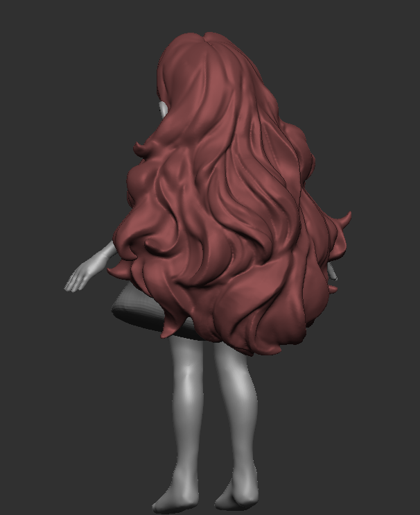 tana_shiki's tweet image. 髪のハイメッシュとトポロジー