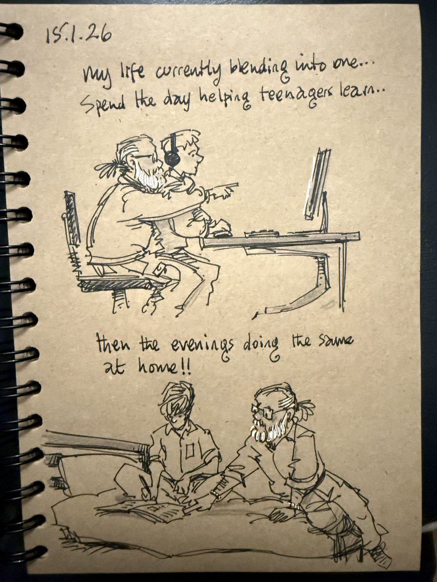 GaryScribbler's tweet image. What’s fascinating is how my work is helping me be a dad, and being a dad helps my work!  Loving the challenge of both… #doodleaday