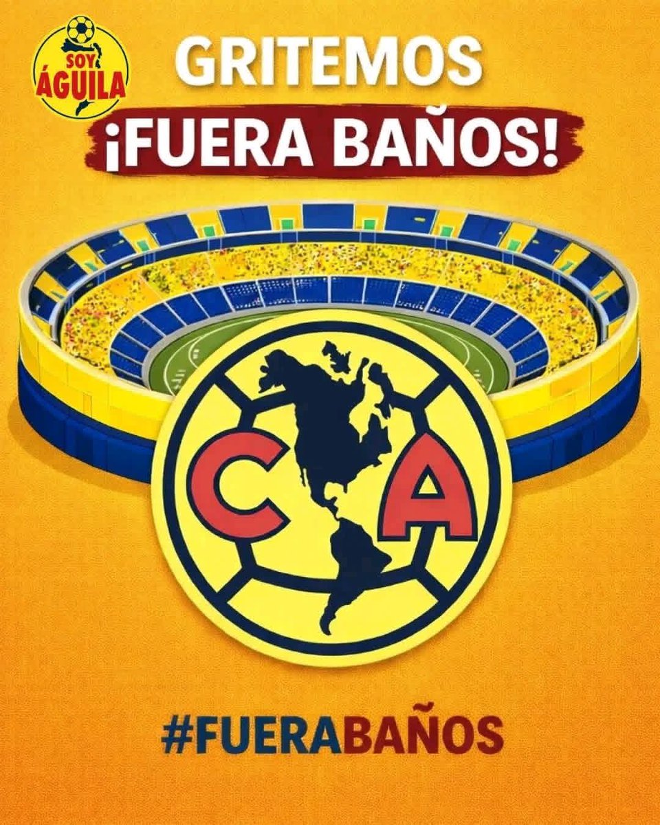 OsvaYm's tweet photo. #FueraBaños #fuerabaños #America https://t.co/4I7kV15KbV