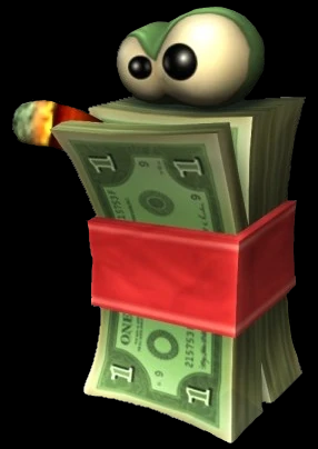 bombofolio's tweet photo. We ALL love $MONEY.

This character from the hit n64 game Conker's Bad Fur Day is straight up just $MONEY. 

He's tuff, and cold, green cash. Perfect character for the trenches.

CA: 2731CjCpPcD7s9Qt1mTfM78CMbTd5rtnXyAbY9LDpump

https://t.co/EW10S0iCjP https://t.co/jUJiuElAkD