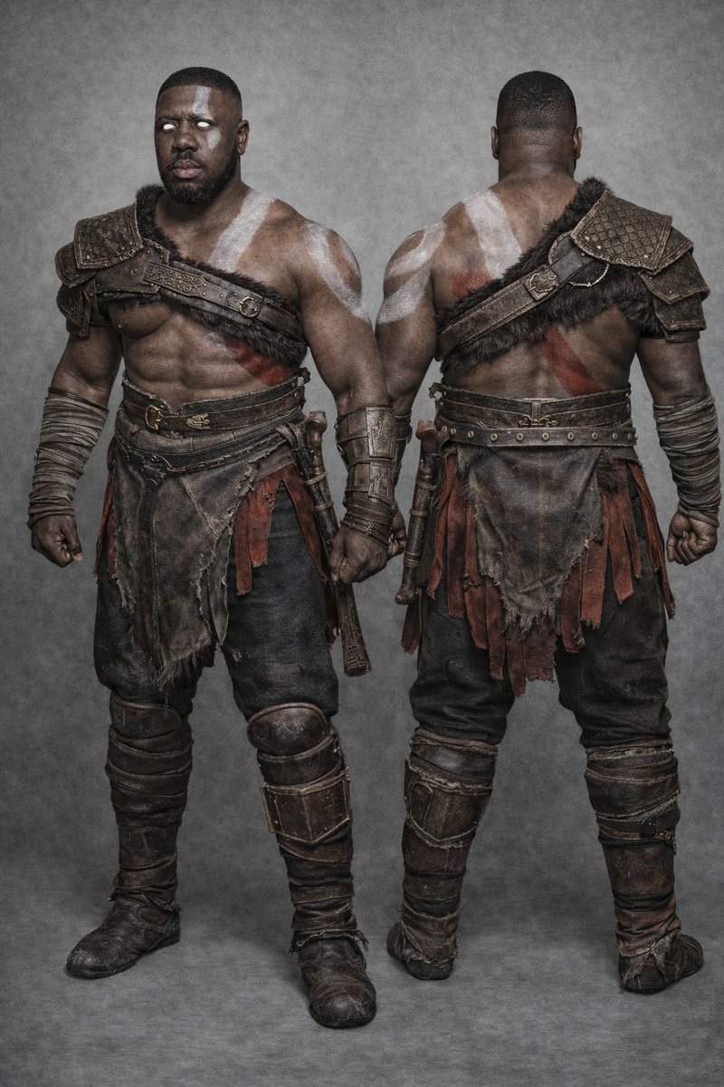 ThinkOfTevin's tweet photo. I've been putting myself in different characters with the help of AI. #ai #kratos #spawn https://t.co/YzzKAo1cXu