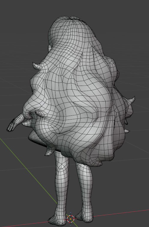 tana_shiki's tweet image. 髪のハイメッシュとトポロジー