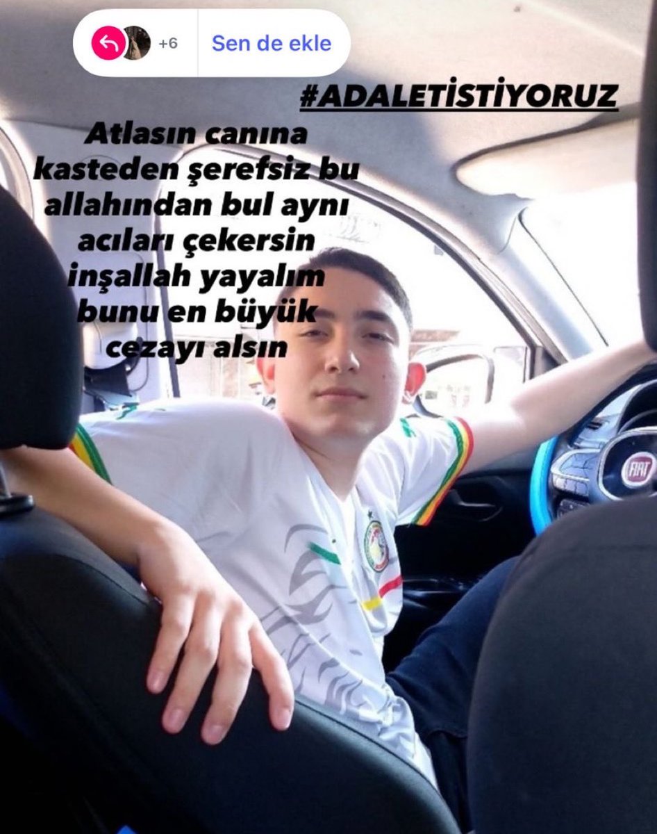 Atlas Çağlayanı katleden katilin ismi : Efe Çekli… 

Ailesi Atlasın sesini duyurmaya çalışıyor…

Atlası yalnız bırakmayalım.