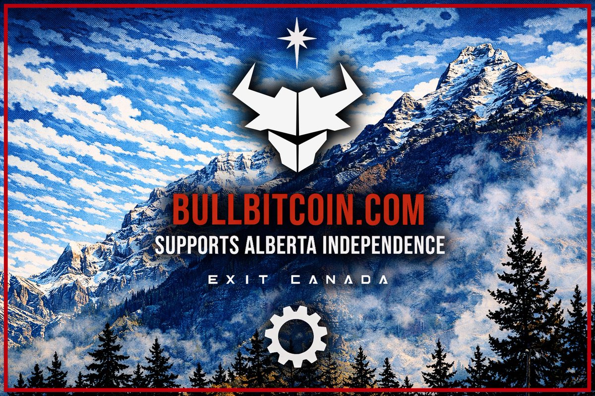 BULL BITCOIN supports the secession of Alberta from Canada. It is our home,  the headquarters of our multinational financial services and software  company. We are extremely excited to contribute to building the